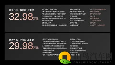腾势 N8L正式上市 大六座豪华SUV售价2998万起-1