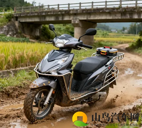 踏板车的叛徒 离地160mm+能爬坡 五羊本田凯烁125来砸场子了-2