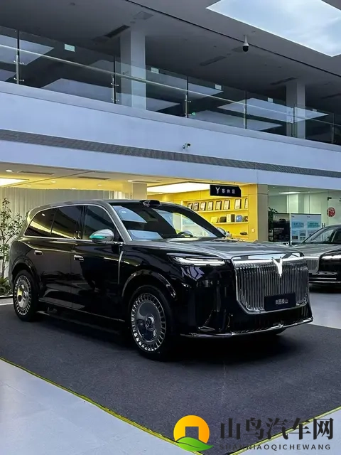 岚图泰山实车到店,长超5米2+后轮转向,配517马力+三腔空悬-3