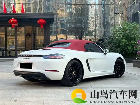 准新保时捷718：23款Boxster，白色敞篷，圆你跑车梦！-1