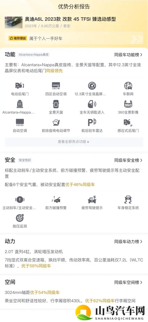 一手准新奥迪A6L，78秒破百，商务精英之选-1