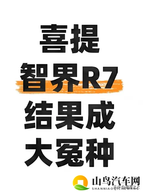 提智界R7踩坑亏了3万！这6个订车真相，4S店绝不会主动告诉你-1