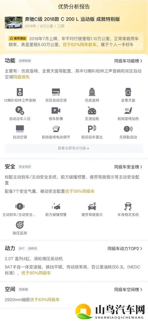 1388万，圆你奔驰梦！18款C200L，一手车况等你来-3