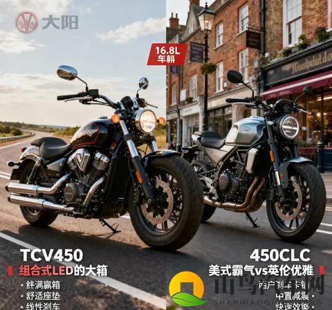 美式VS英伦对决 大阳TCV450 vs 春风450CLC 横向对比 2万级巡航该怎么-1