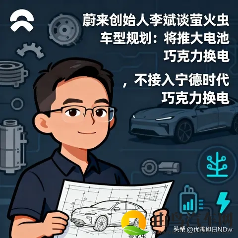 《蔚来李斌放大招！萤火虫车型规划新动向，大电池+独立换电》-3