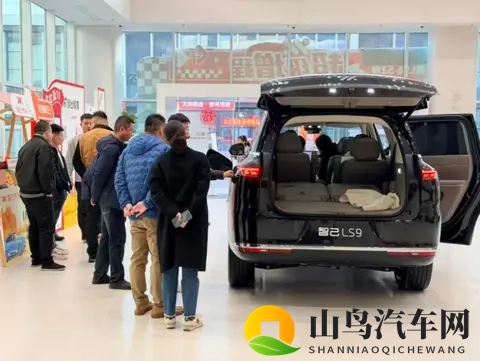 上汽旗舰智己LS9到店,销售直言光是维持秩序就已拼尽全力-1