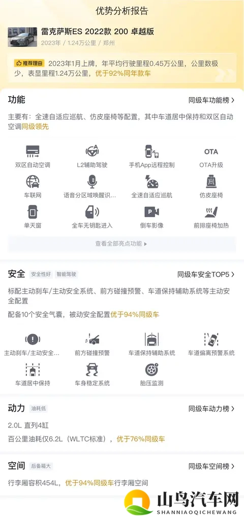 23年1月上牌，雷克萨斯ES，12万公里，20万拿下？-2