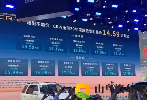 新款CR-V遇上RAV4;家庭出行选哪款更划算?-3