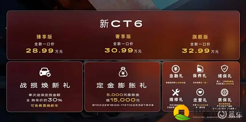 售价28.99万起!新款凯迪拉克CT6上市,搭磁浮底盘-1