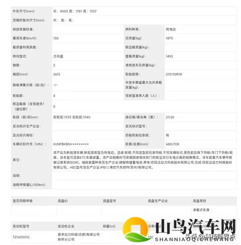蔚来新款firefly萤火虫申报，电机功率提升至120千瓦-1