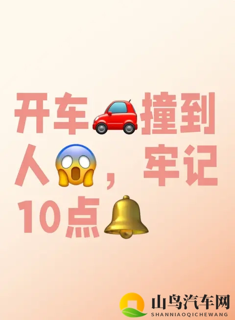 开车撞到人,牢记10点-1