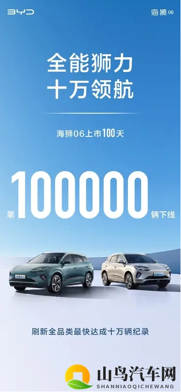 凭什么卖这么好？比亚迪海狮06第10万台整车下线，用时仅100天-1