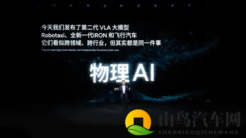 小鹏发布物理AI战略 公开四项量产计划-1