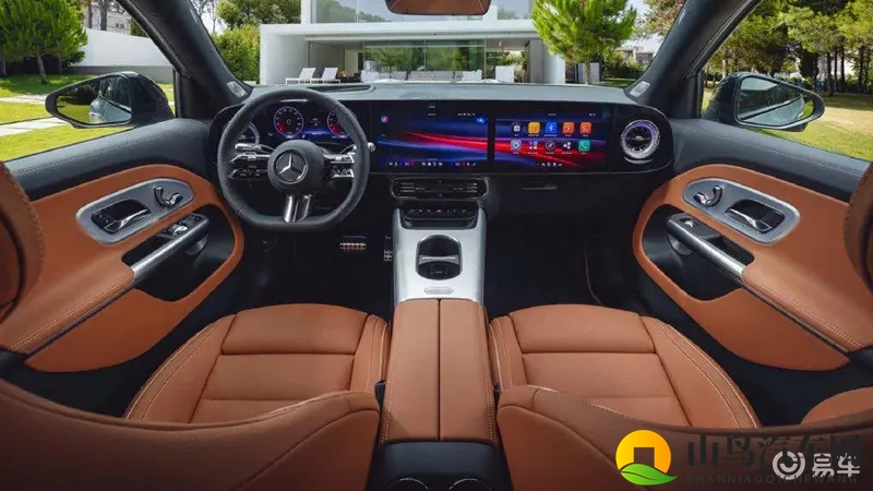 新奔驰GLB内饰官图,套娃设计无惊喜-1