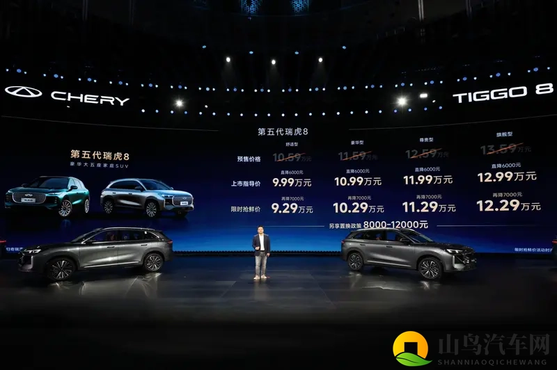 限时抢鲜价929万元起！第五代瑞虎8全球上市-1