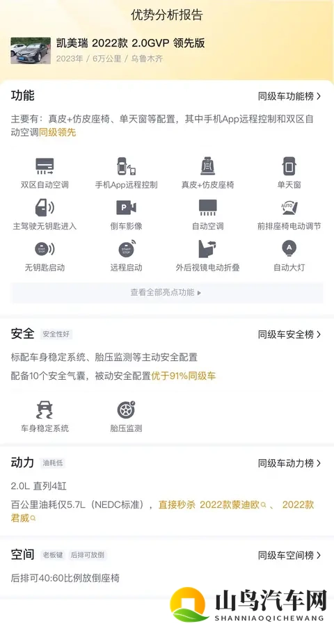 10万出头拿下22年凯美瑞，家用代步好选择？-3