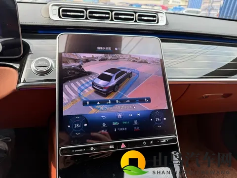 奔驰S400L商务型加装原厂360全景环影系统，让倒车泊车更轻松安全-2