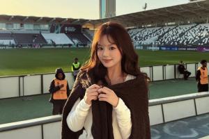 U23国足出线最大功臣！李昊赛后向女友比心互动