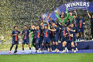 上赛季欧冠收入榜：巴黎1.44415亿欧居首，巴萨1.16562亿欧第四