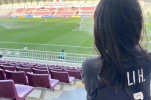 李昊晒女友：从上一届到这一届，我的福星来看的比赛没输过❤️