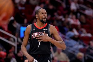 明日火箭迎战绿军 杜兰特状态升级为大概率出战!