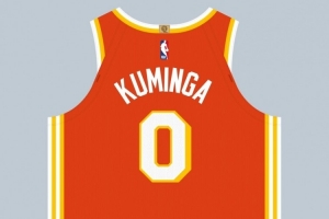 新的开始！库明加在老鹰将身披0号球衣 希尔德穿8号&文森特穿4号