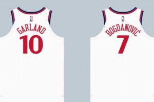 球衣记者：加兰继续穿10号 原快船10号博格达诺维奇改穿7号